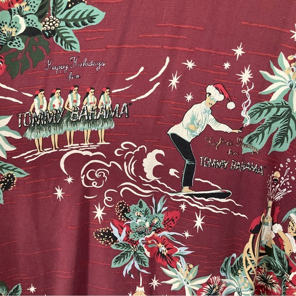 Tommy Bahama Christmas Button Down - Picture 3 of 3